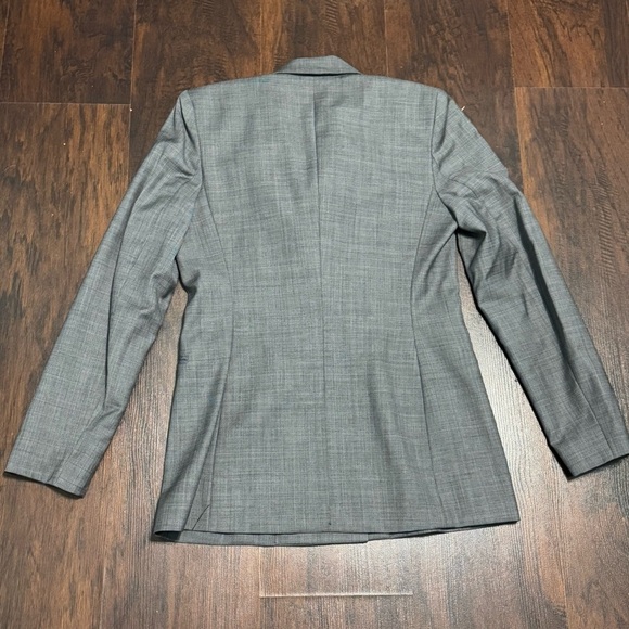 Neiman Marcus Gray Double Breasted Blazer with Notched Lapels 90s Vintage 6 EUC - Picture 16 of 16